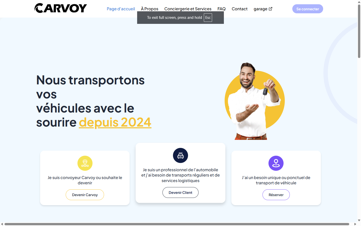 Carvoy7 - Site Principal